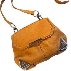 Mustard Alexander Wang suede crossbody